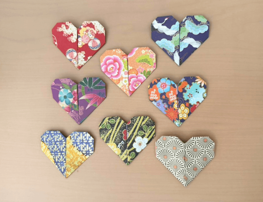 Fold Heart Bookmarks At ECHO’s First Birthday Party!